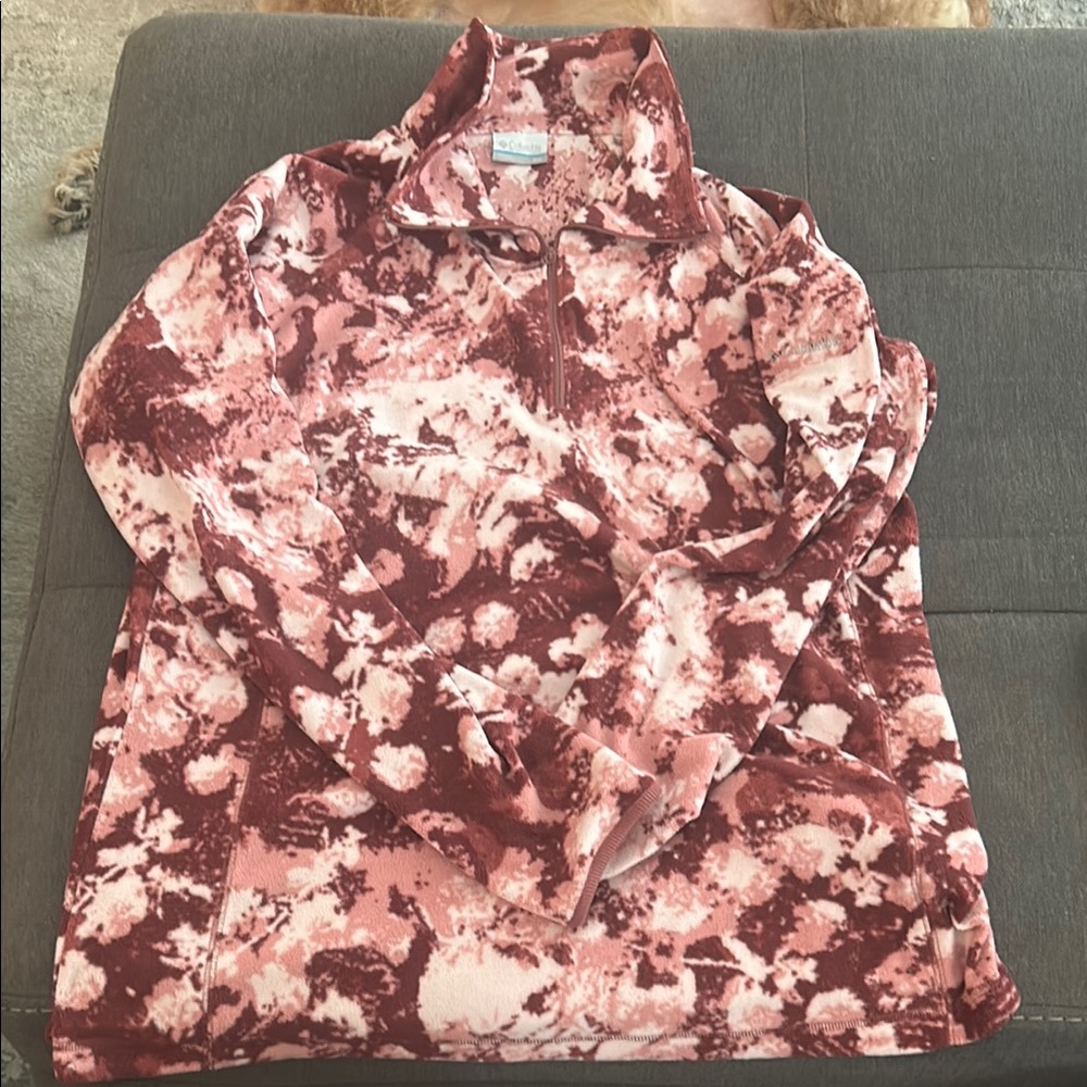 Columbia Women's Sweater in Pink and White